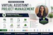 provide professional virtual assistant and pm services