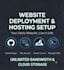 setup and deploy your website to hosting