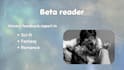 beta read for sci fi, romance and fantasy