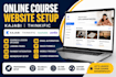 build online course website on kajabi thinkific podia teachable learnworlds