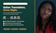 write and translate your content into fluent native italian
