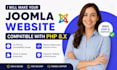 fix joomla PHP 8 compatibility issues and update  website