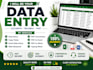 do accurate data entry, copy paste, excel and PDF conversion
