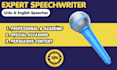 write persuasive speeches for any event