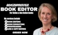 book editing and formatting, manuscript formatting and developmental book editor