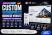 develop german custom wordpress business website landing page fix wordpress