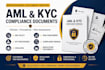write aml kyc compliance policies procedures and risk assessment documents