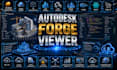 build autodesk forge viewer aps 3d model, web visualization application