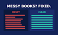 clean up and catch up your bookkeeping in quickbooks or excel