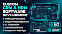 develop custom CRM hrm software, erp system, and business automation