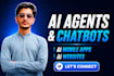 develop vapi ai agents, ai chatbots, ai mobile app, and ai websites