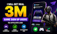 hit 9m active gamer no bots sign up users via telegram ads telegram promotion