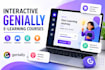 create interactive genially elearning courses and instructional design
