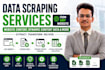 python web scraping, web scraper, data scraping, website scraping