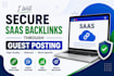 secure saas backlinks through guest posting