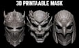 design 3d mask, 3d helmet, cosplay mask in stl file for 3d printing