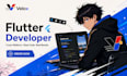 develop flutter app with firebase backend for android ios as ai app developer