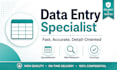 do fast and accurate data entry, excel and web research