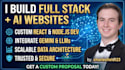 build you a professional website webapp ai integration