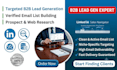 do b2b lead generation and targeted email list building
