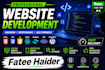 build responsive website using HTML, CSS, javascript