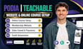 do podia, podia website, online course, teachable course