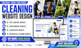 pest control website design, junk removal, landscaper, cleaning service website