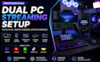 setup your dual PC streaming, obs, stream deck, goxlr, and audio routing