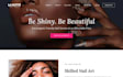 build squarespace nail salon website waxing website lash studio website design