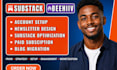 setup substack account substack newsletter design substack beehiiv newsletter