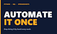 write a python script to automate your repetitive task