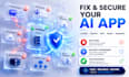 fix and secure your lovable, base44, bolt, replit vibe coded app, mvp, supabase