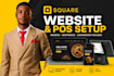 build square business square booking website square and shopify toast pos setup