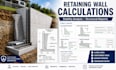 prepare retaining wall calculations, stability analysis, structural reports