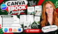 design ebook pdf, workbooks, lead magnet in canva pro