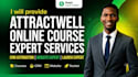 setup attractwell online course membership website wix studio