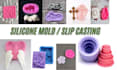 create custom silicone mold plasting injection mold slip casting mold print stl