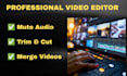 do professional basic video editing trimming and cutting
