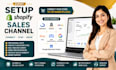 setup shopify sales channel simprosys amazon ebay etsy meta shop google merchant