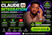 claude website, api integration, claude automation to ghl and youtube