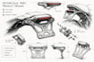 create professional motorcycle component product designs