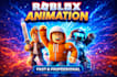 create high quality custom roblox animations for character animation