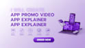 create app promo video, app explainer, app demo , website promo, UI animation