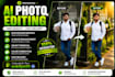 do ai photo editing, background removal and image enhancement