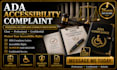 draft an ada accessibility complaint and compliance request letter