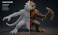 stylized 3d character modeling and rigging for unity, unreal, games