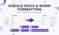 format and edit your google docs professionally