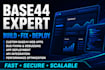 base44 expert base44 bug fixing base44 app deployment base44 app web app base44