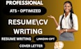 write an ats resume and CV