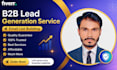 do targeted b2b lead generation, web research and email list